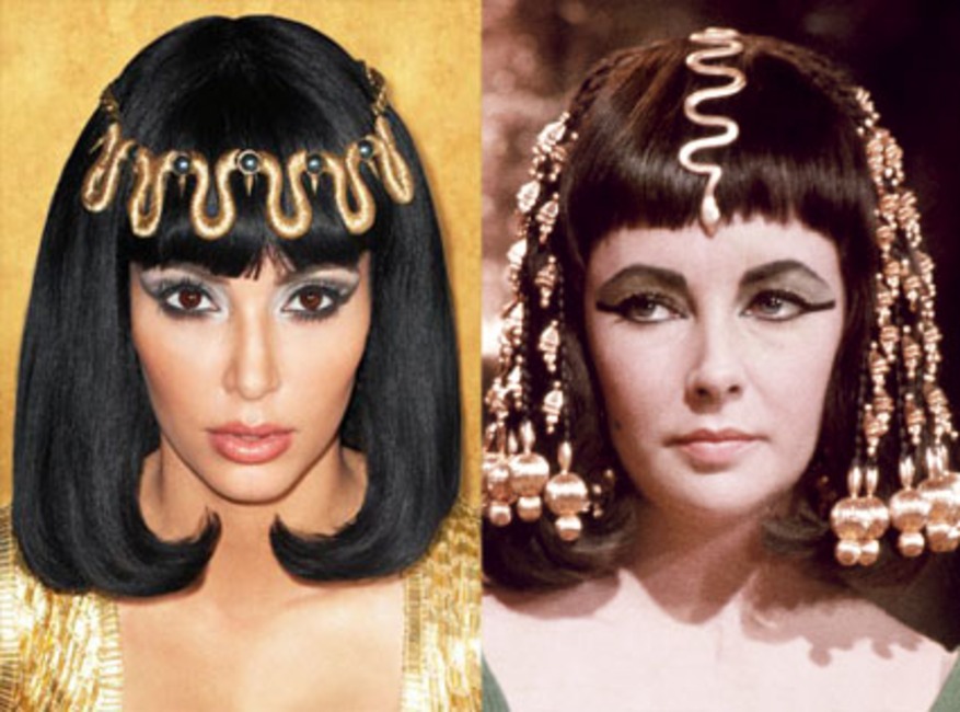 Kim Kardashian. Elizabeth Taylor